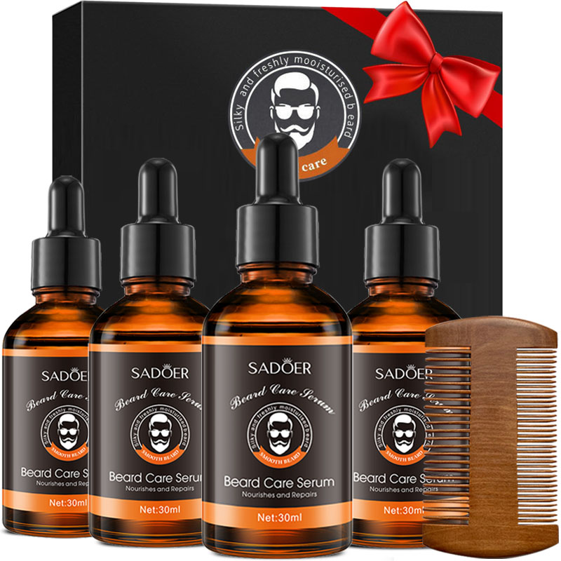 Men'S Grooming And Skin Care - Baardolie set voor mannen - verzorgt