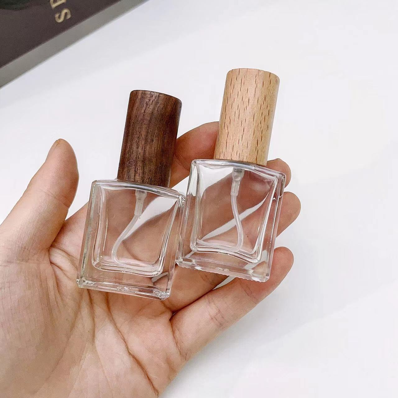 Cologne Spray Bottle - 10Ml Transparante Dikke Glazen Parfumspuitfles Met