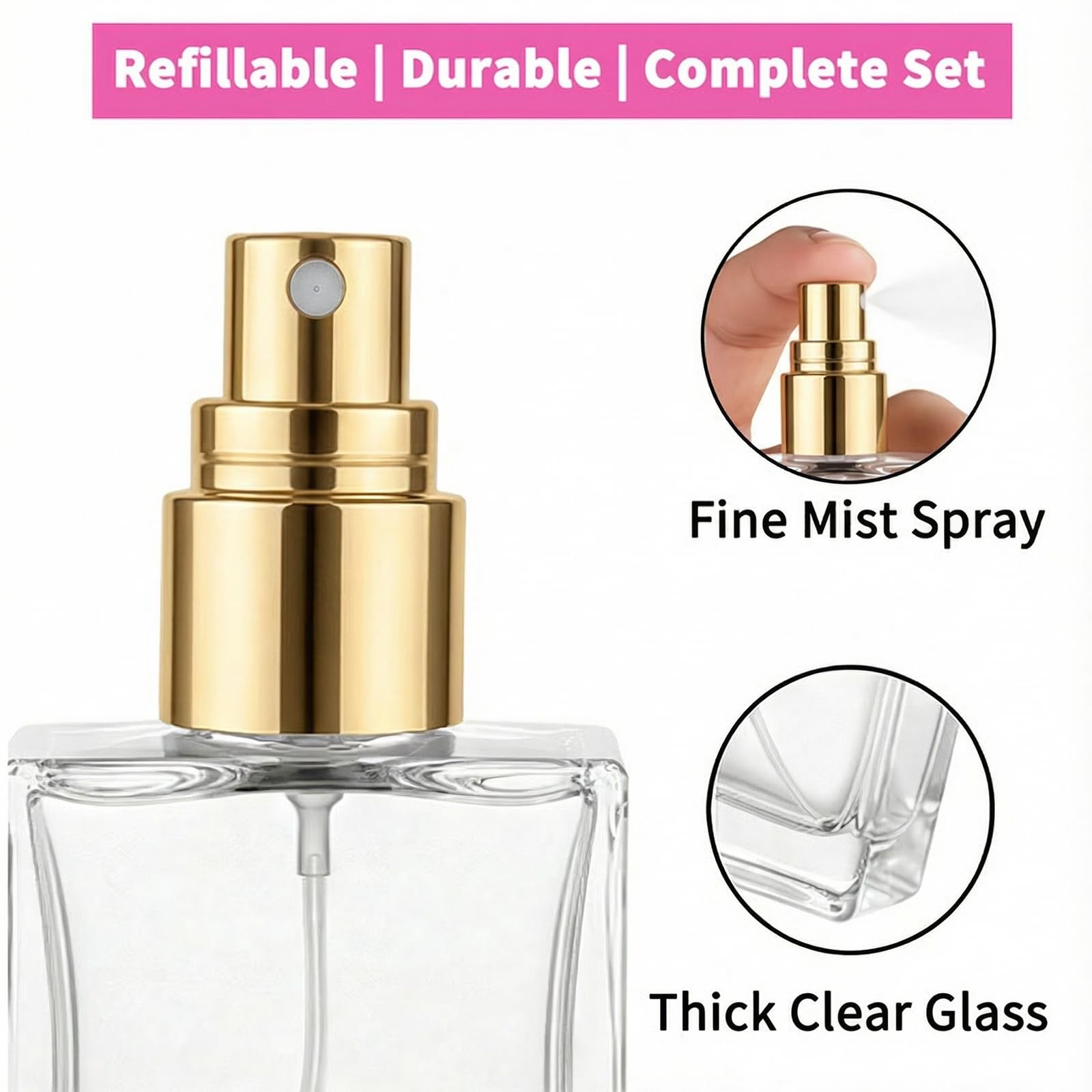 Hoge kwaliteit 30 15ml glazen  - Cologne Spray Bottle recensie en prijs