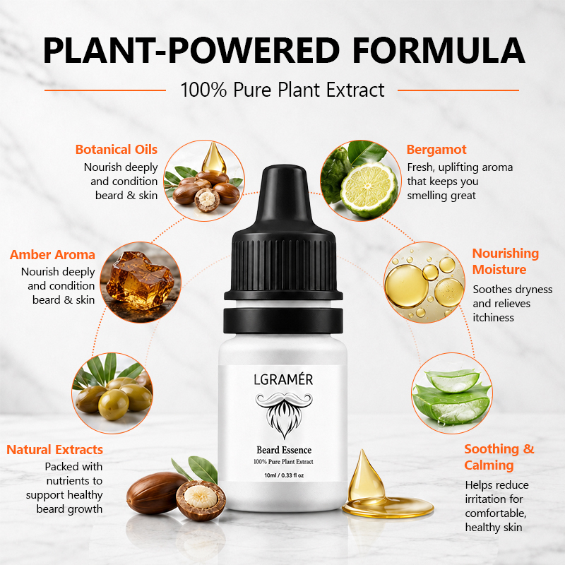 Baardgroeiserum voor mannen Vo - Beard Oil Growth recensie en prijs
